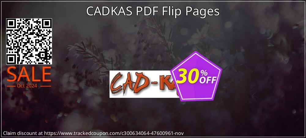 CADKAS PDF Flip Pages coupon on Chinese National Day offering discount