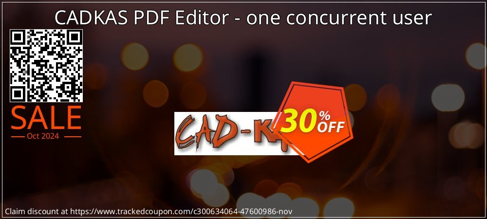 CADKAS PDF Editor - one concurrent user coupon on National Noodle Day offer