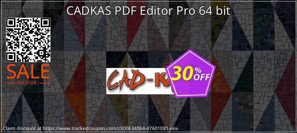 CADKAS PDF Editor Pro 64 bit coupon on Halloween discounts