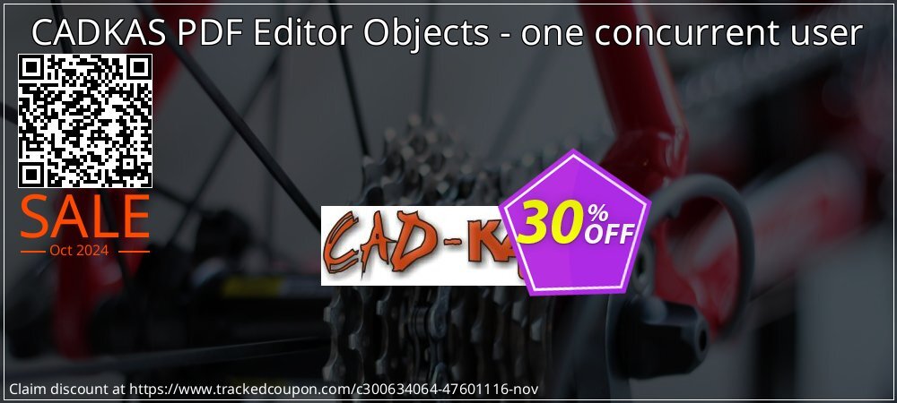 CADKAS PDF Editor Objects - one concurrent user coupon on World Teachers' Day super sale