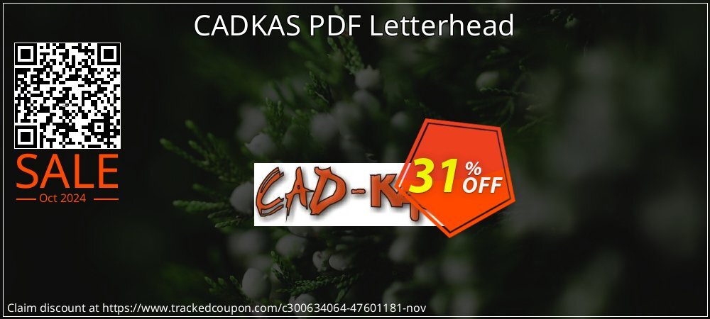 CADKAS PDF Letterhead coupon on Chinese National Day promotions