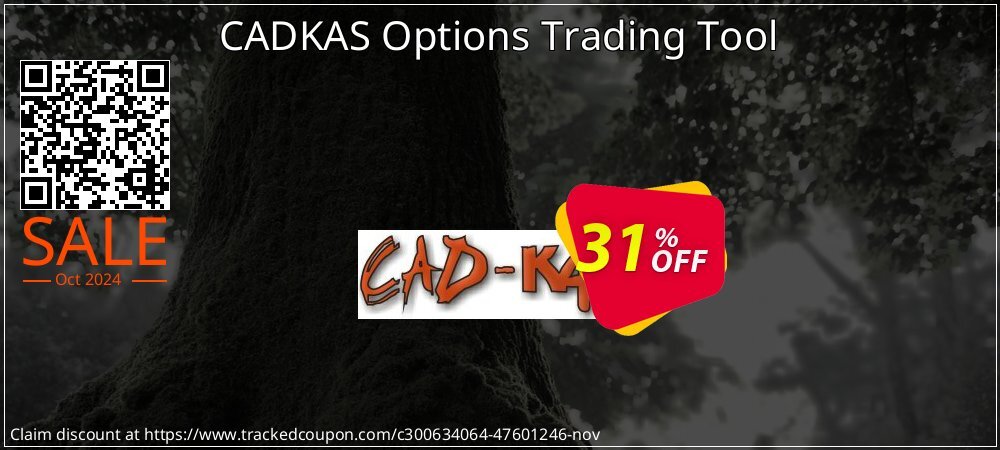 CADKAS Options Trading Tool coupon on Halloween deals