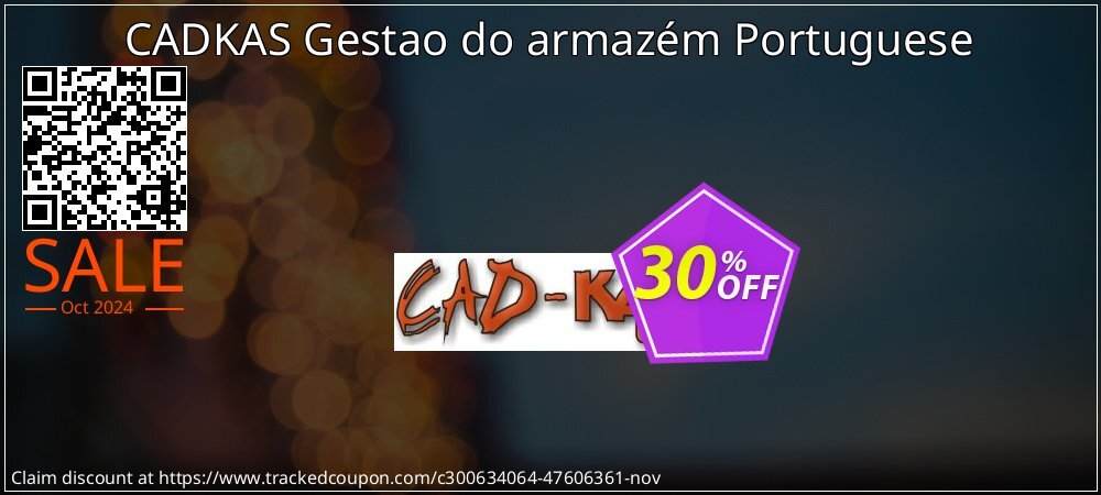 CADKAS Gestao do armazém Portuguese coupon on Halloween offering discount