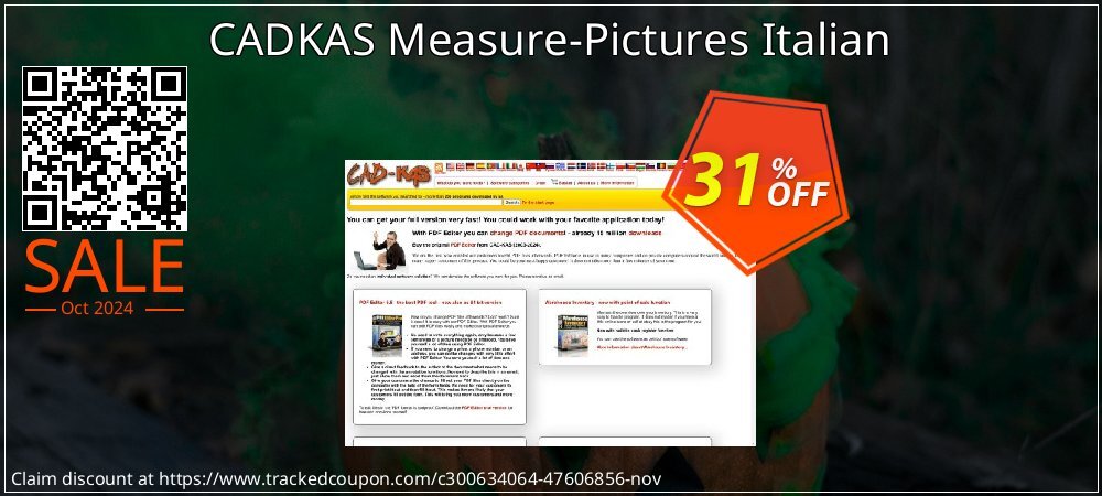 CADKAS Measure-Pictures Italian coupon on Halloween offering discount