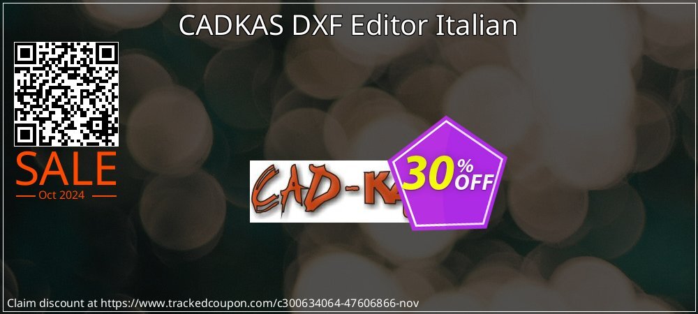 CADKAS DXF Editor Italian coupon on World Smile Day offering sales