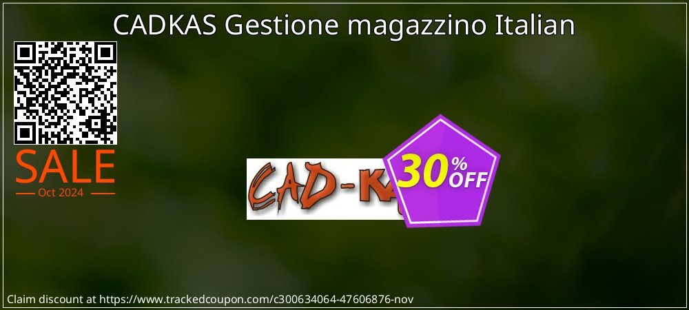 CADKAS Gestione magazzino Italian coupon on All Hallows' evening super sale