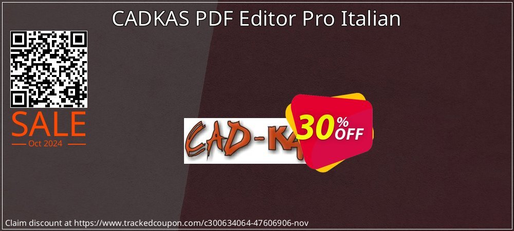 CADKAS PDF Editor Pro Italian coupon on ​Coffee Day sales