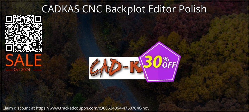 CADKAS CNC Backplot Editor Polish coupon on National Savings Day offering sales