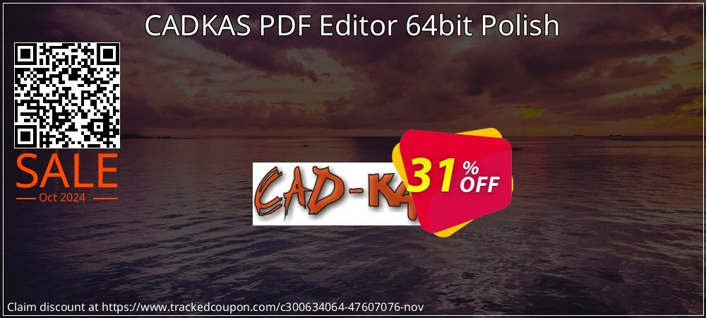 CADKAS PDF Editor 64bit Polish coupon on Halloween promotions