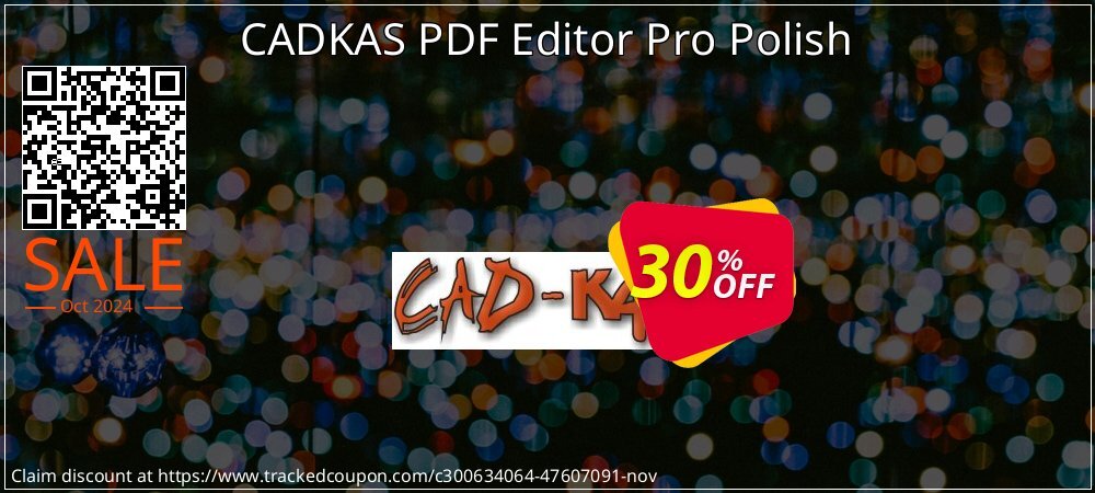 CADKAS PDF Editor Pro Polish coupon on National Noodle Day offering sales