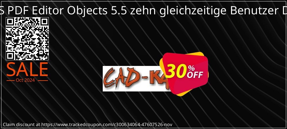 CADKAS PDF Editor Objects 5.5 zehn gleichzeitige Benutzer Deutsch coupon on World Smile Day promotions