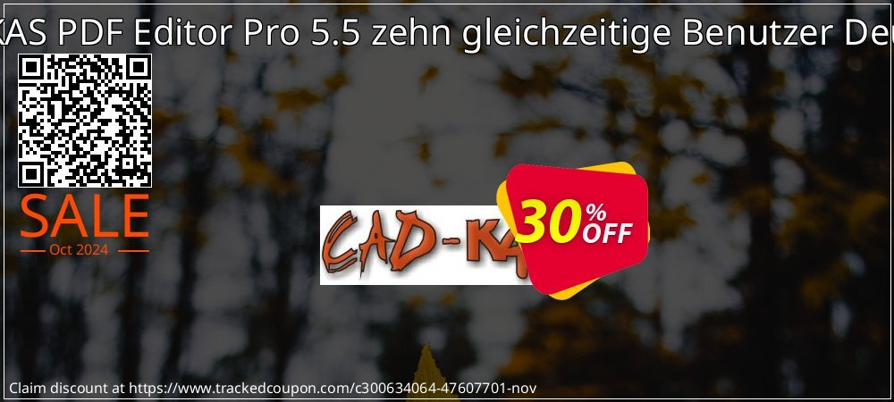 CADKAS PDF Editor Pro 5.5 zehn gleichzeitige Benutzer Deutsch coupon on All Hallows' evening discount