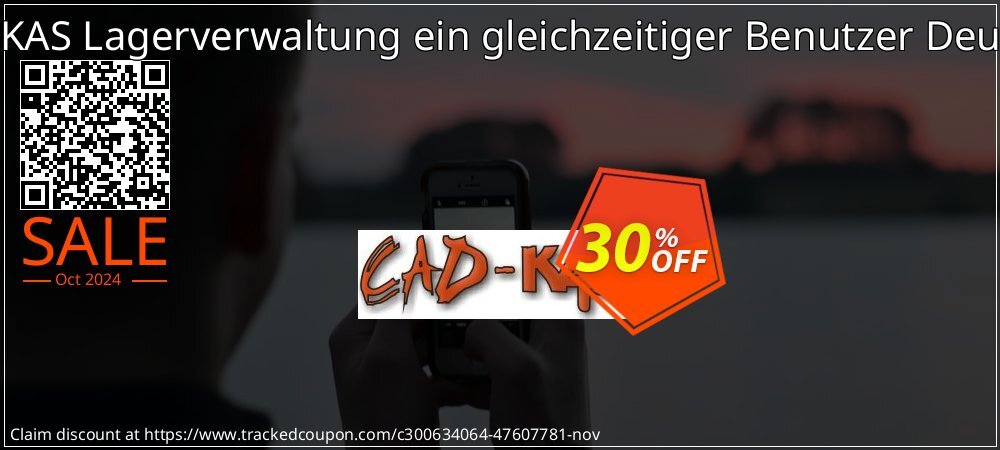 CADKAS Lagerverwaltung ein gleichzeitiger Benutzer Deutsch coupon on Chinese National Day offer