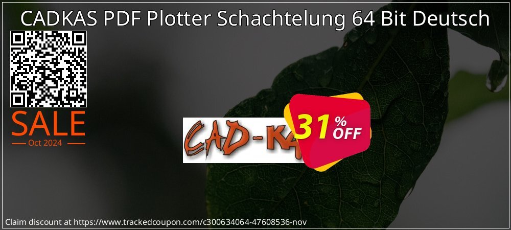 CADKAS PDF Plotter Schachtelung 64 Bit Deutsch coupon on All Saints' Eve deals