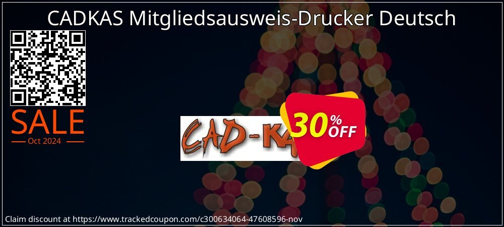 CADKAS Mitgliedsausweis-Drucker Deutsch coupon on World Teachers' Day discounts