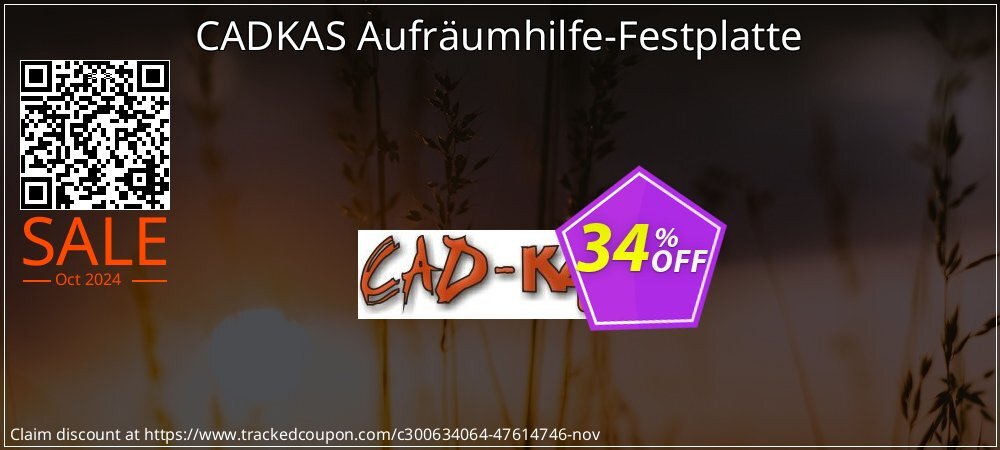 CADKAS Aufräumhilfe-Festplatte coupon on National Savings Day deals