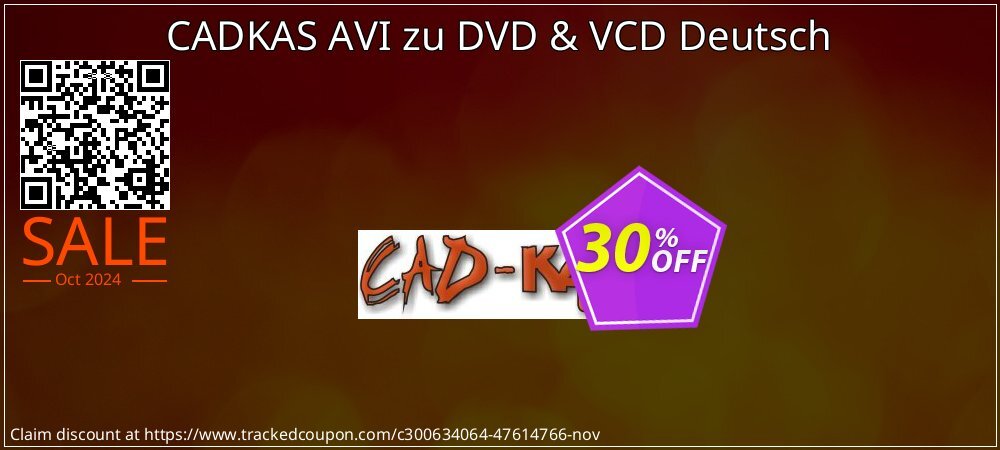 CADKAS AVI zu DVD & VCD Deutsch coupon on Chinese National Day discount