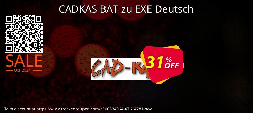 CADKAS BAT zu EXE Deutsch coupon on Navy Day sales