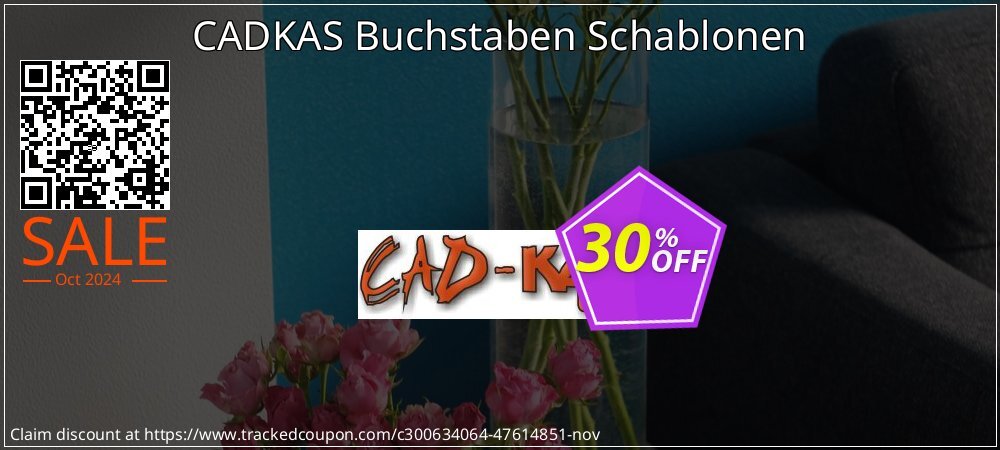 CADKAS Buchstaben Schablonen coupon on All Hallows' evening discounts