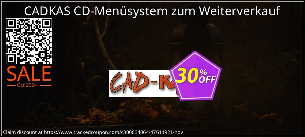 CADKAS CD-Menüsystem zum Weiterverkauf coupon on World Teachers' Day offering sales