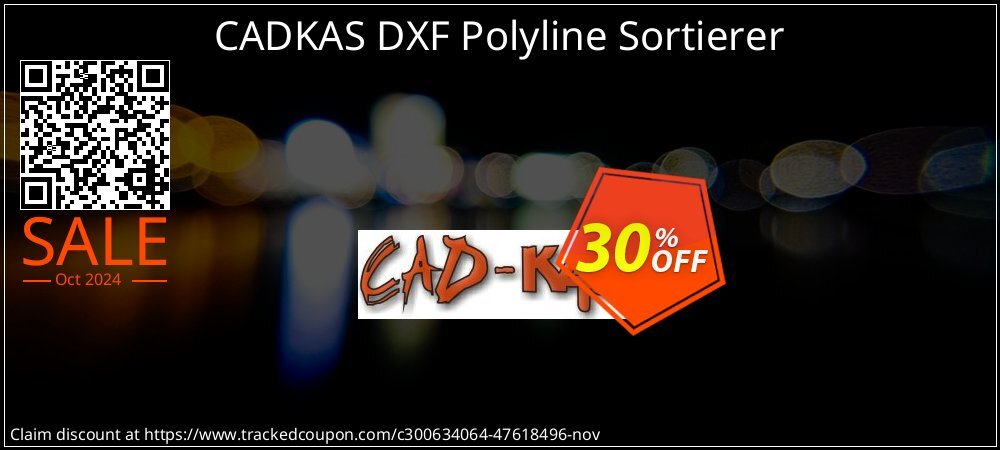 CADKAS DXF Polyline Sortierer coupon on World Teachers' Day discounts