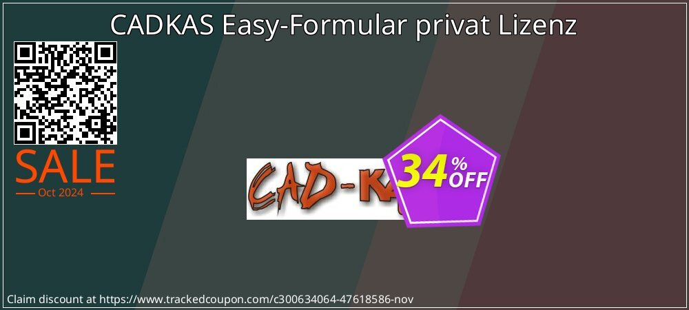 CADKAS Easy-Formular privat Lizenz coupon on National Noodle Day discounts