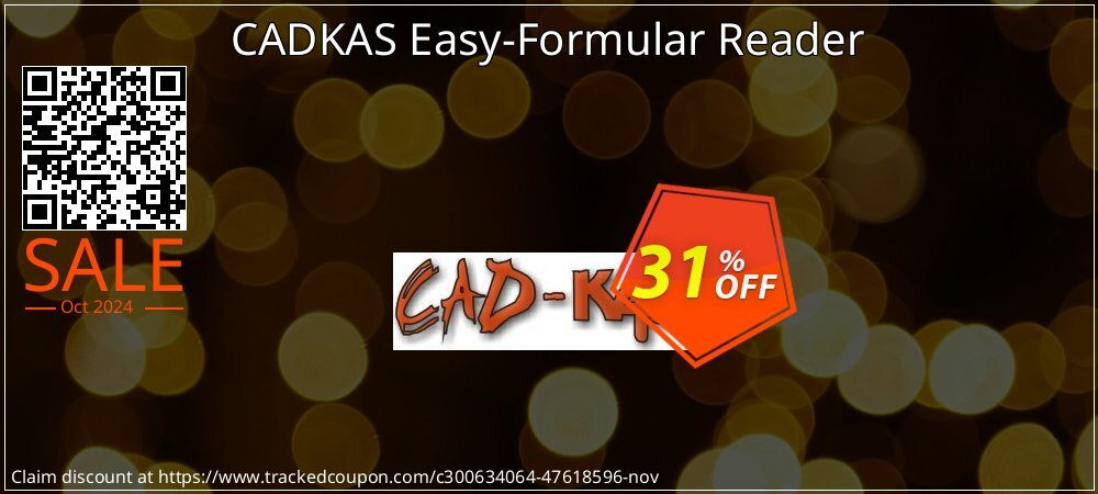 CADKAS Easy-Formular Reader coupon on National Savings Day promotions