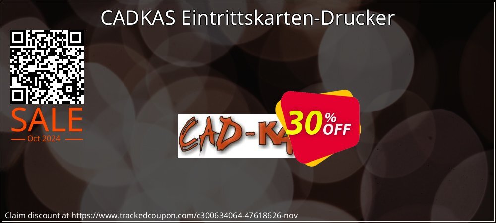 CADKAS Eintrittskarten-Drucker coupon on Halloween offer