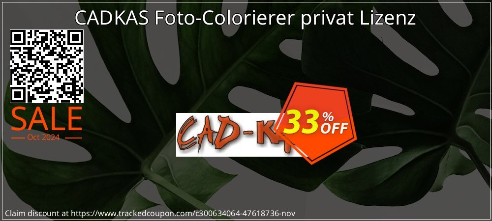 CADKAS Foto-Colorierer privat Lizenz coupon on Halloween offering discount