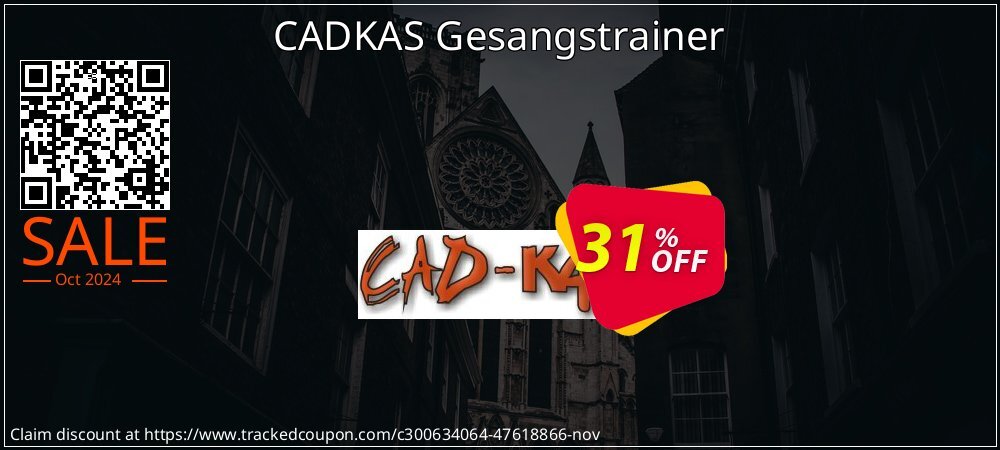 CADKAS Gesangstrainer coupon on All Hallows' evening promotions