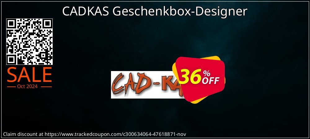 CADKAS Geschenkbox-Designer coupon on National Savings Day offering discount