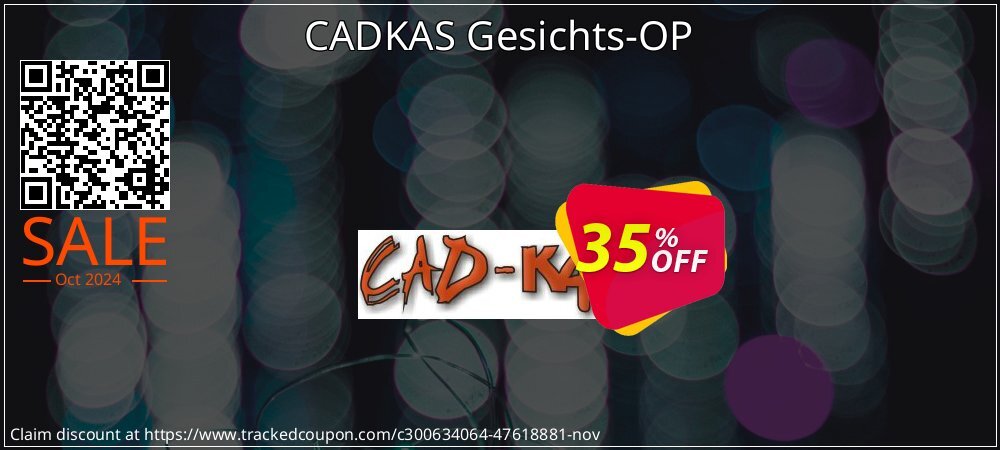 CADKAS Gesichts-OP coupon on World Teachers' Day offering sales