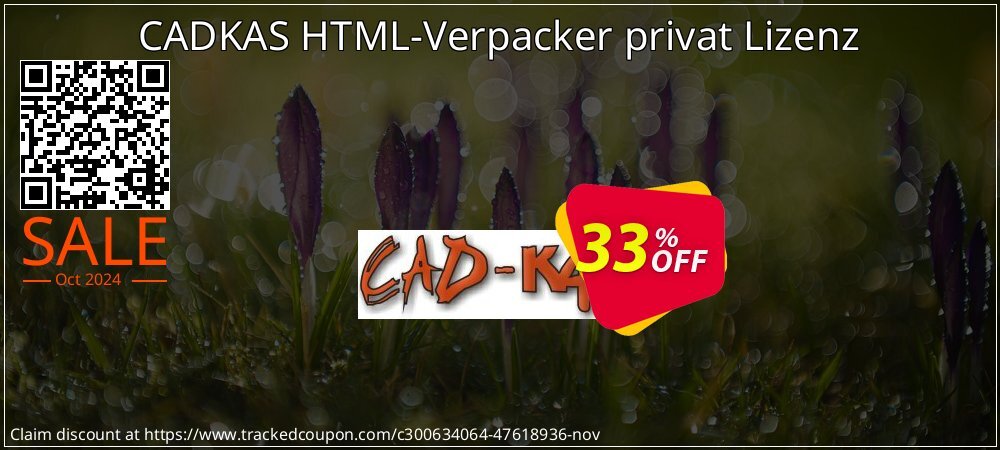 CADKAS HTML-Verpacker privat Lizenz coupon on World Teachers' Day super sale