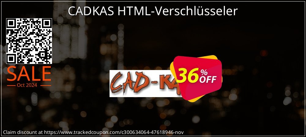 CADKAS HTML-Verschlüsseler coupon on Chinese National Day discounts