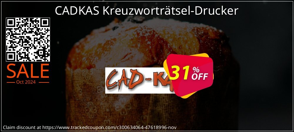 CADKAS Kreuzworträtsel-Drucker coupon on National Pumpkin Day discount