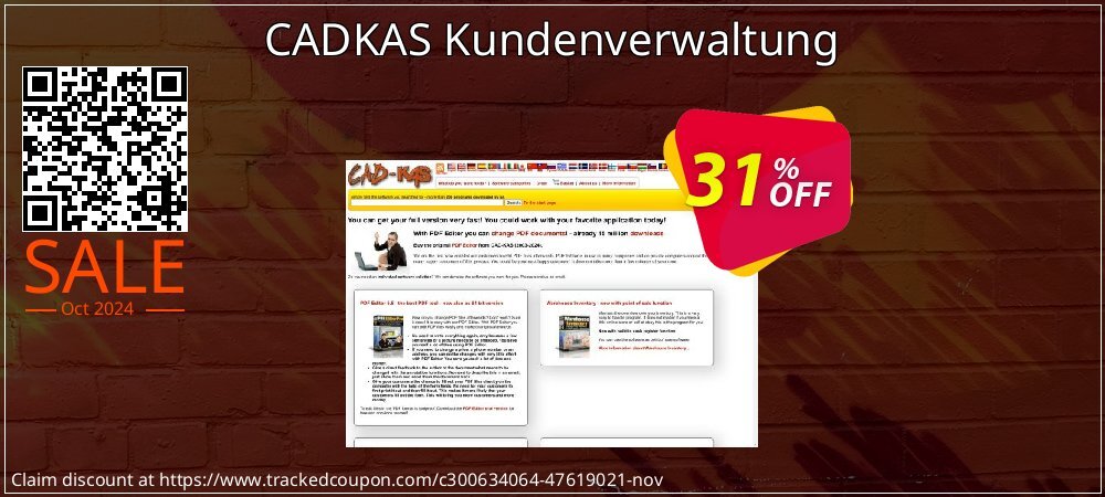 CADKAS Kundenverwaltung coupon on World Smile Day deals