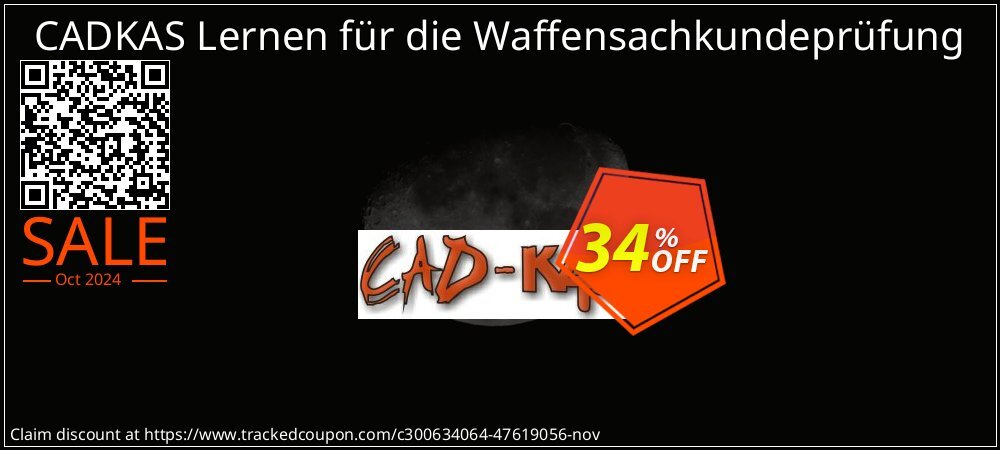 CADKAS Lernen für die Waffensachkundeprüfung coupon on Chinese National Day sales