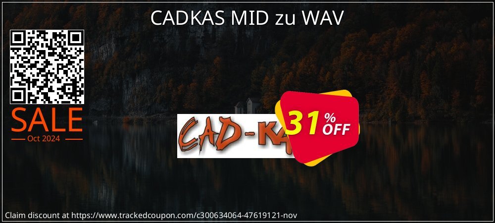 CADKAS MID zu WAV coupon on Halloween offer