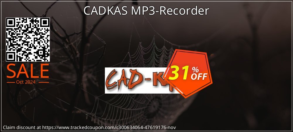 CADKAS MP3-Recorder coupon on Halloween discount