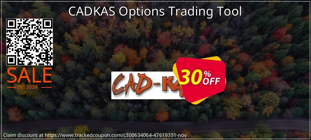 CADKAS Options Trading Tool coupon on World Smile Day discounts