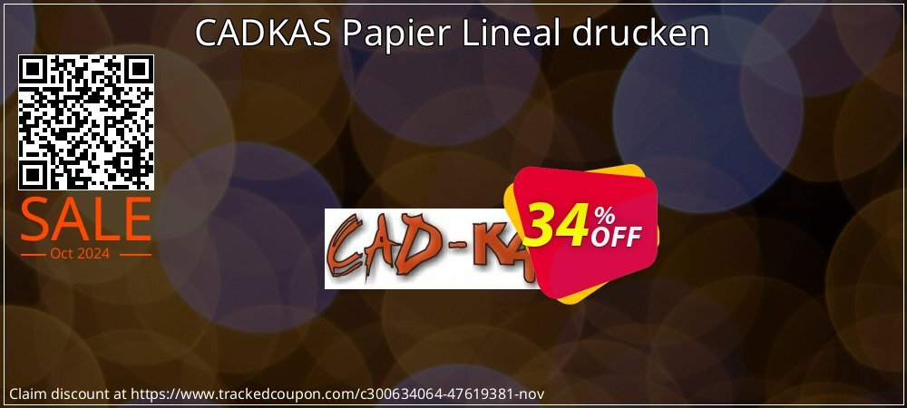 CADKAS Papier Lineal drucken coupon on National Pumpkin Day deals