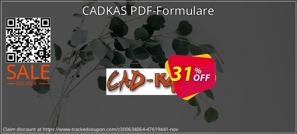 CADKAS PDF-Formulare coupon on Chinese National Day discounts