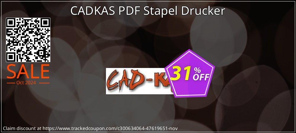 CADKAS PDF Stapel Drucker coupon on World Teachers' Day deals