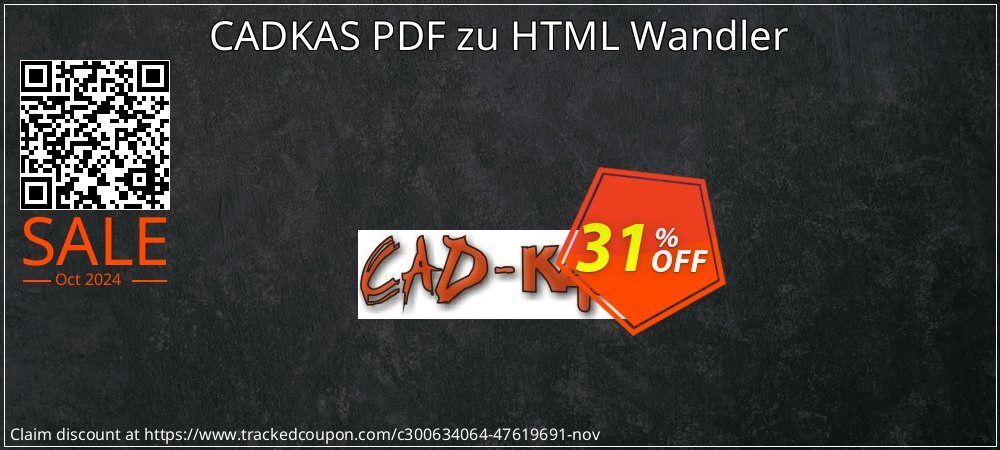 CADKAS PDF zu HTML Wandler coupon on All Hallows' evening offering sales