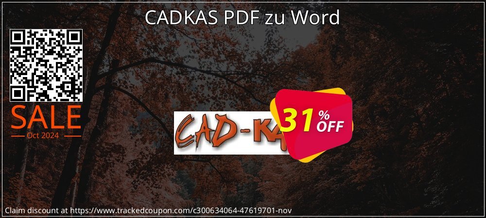 CADKAS PDF zu Word coupon on All Saints' Eve super sale