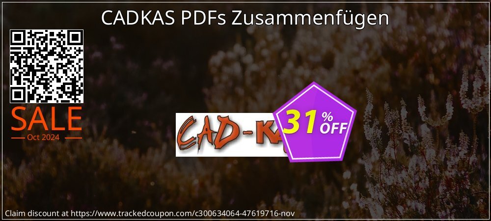 CADKAS PDFs Zusammenfügen coupon on Chinese National Day discount