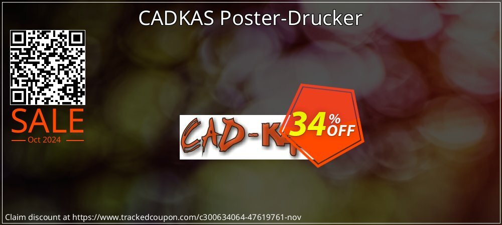 CADKAS Poster-Drucker coupon on World Teachers' Day discount