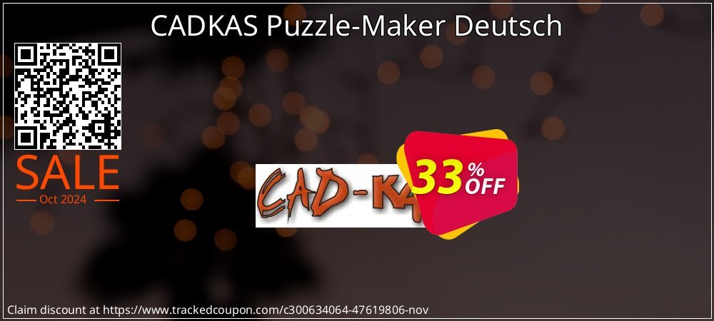 CADKAS Puzzle-Maker Deutsch coupon on National Savings Day discount