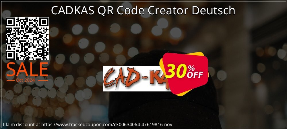 CADKAS QR Code Creator Deutsch coupon on World Teachers' Day offering discount