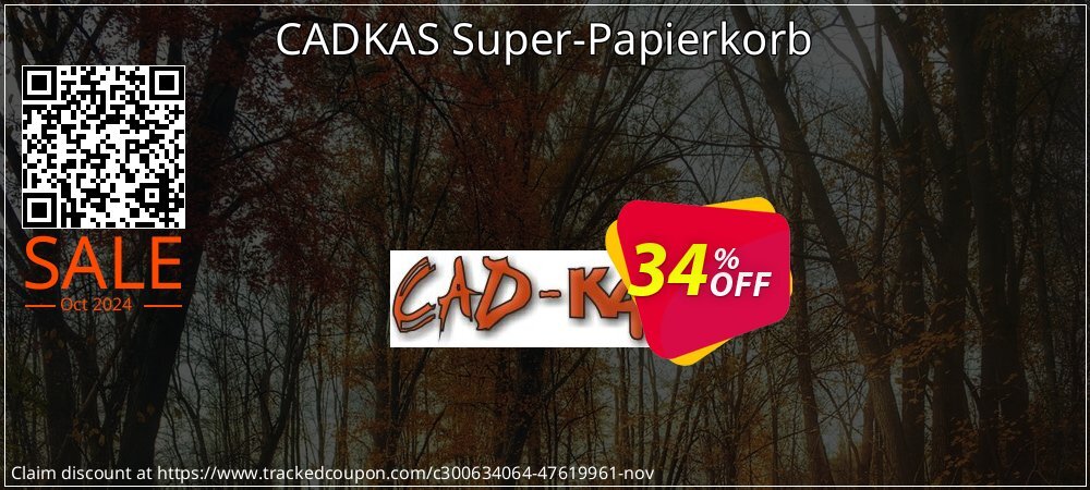 CADKAS Super-Papierkorb coupon on National Noodle Day offering sales